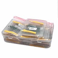 ATYAI 500 pcs Assorted Mix Resistor Kit CFR 5%, 0.50W - 50 Values (10 pcs Each) 3 Color Band