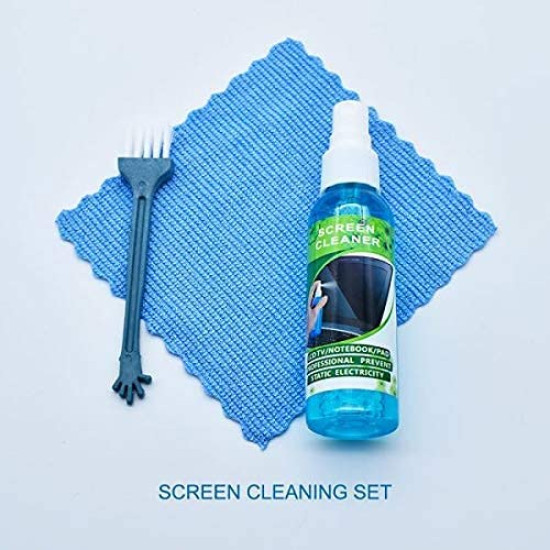 Screen Cleaning Gel, Hand Boss Super Cleaning Suit for LCD/LED Screen, 3-in-1 Kit (Gel, Brush, Wipe)