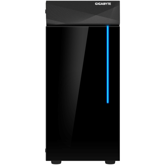 Gigabyte C200 Glass PC Case Cabinet (Black) - EasySpares.in