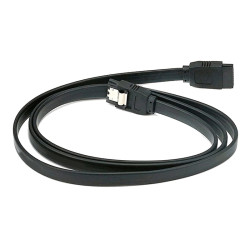 SATA 2 Cable Lead Hard Drive / SSD Data - Black (Good Quality)