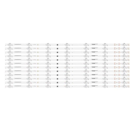 LED Backlight Strip for Thomson / Metz 65 Inch TV 7 LED 3V (12 PCS Set) Q65H1100 65MUE760