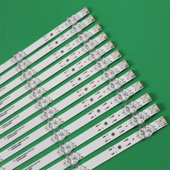 LED Backlight Strip for Thomson / Metz 65 Inch TV 7 LED 3V (12 PCS Set) Q65H1100 65MUE760