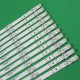 LED Backlight Strip for Thomson / Metz 65 Inch TV 7 LED 3V (12 PCS Set) Q65H1100 65MUE760