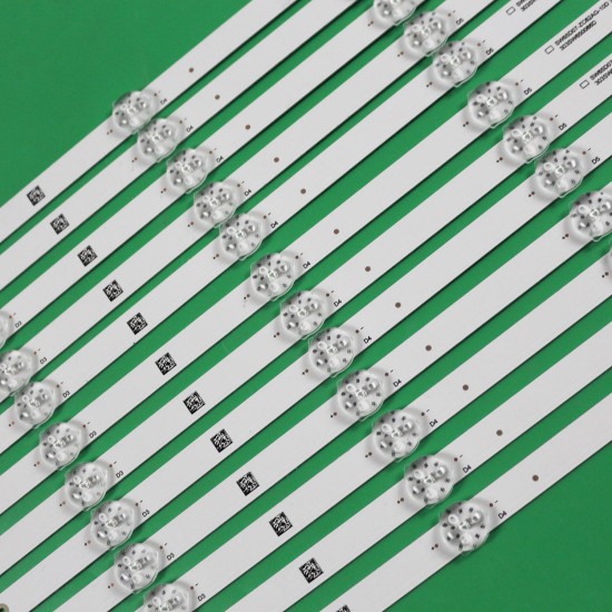 LED Backlight Strip for Thomson / Metz 65 Inch TV 7 LED 3V (12 PCS Set) Q65H1100 65MUE760