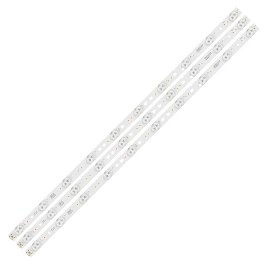 LED Backlight Strip for Haier LE32U5000A 32 Inch TV 10 LED (5+5) LED315D10-07(B) 3 PCS Set