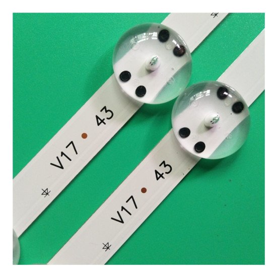 Backlight Strips For LG 43 Inch TV 10 led 3V ( 2 pcs set) Backlight Strips For LG 43 Inch TV 10 led 3V ( 2 pcs set)