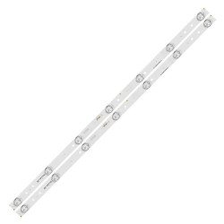 LED Backlight Strip for INTEX / Lloyd 32 Inch TV 7 LED 6V (2 pcs set) CRH-F323030020756P-Rev1.0