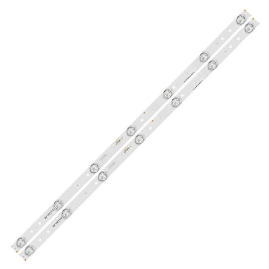 LED Backlight Strip for INTEX / Lloyd 32 Inch TV 7 LED 6V (2 pcs set) CRH-F323030020756P-Rev1.0