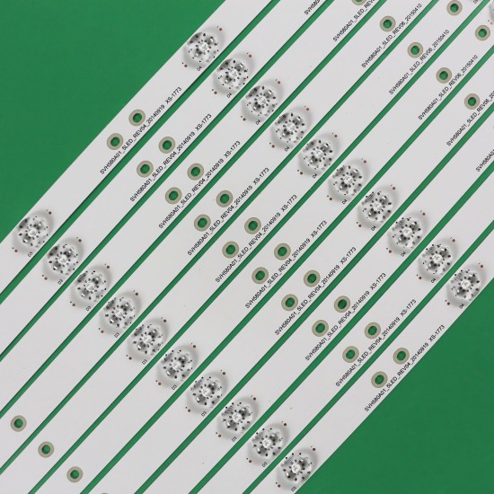 LED Backlight Strip for Lloyd L58FJQ 58 Inch TV (10 Pcs Set) 5 LED 3V