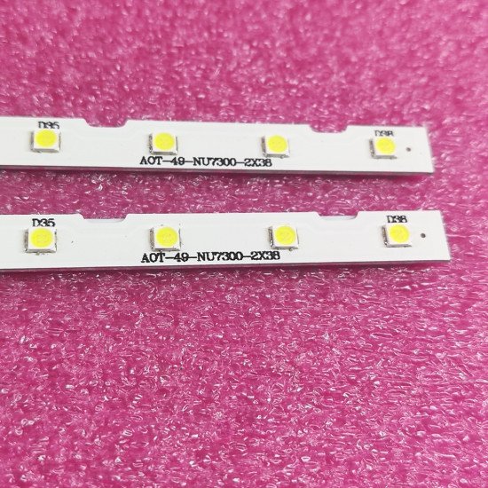 Samsung 49 Inch TV 38 LED Backlight for UE49NU7300 UE49NU7140 UE49NU7100 UE49NU7100U (2 PCS Set)