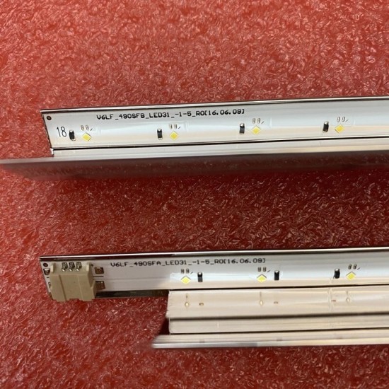 LED Backlight Strip for Samsung UA49K5100 49 Inch TV 31 LED 3V (2 Strip Set) BN96 Series