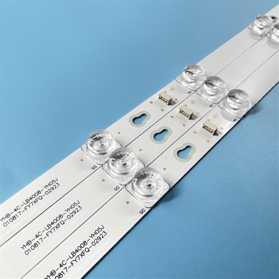 LED Backlight Strip for TCL 40 Inch TV 40HR330M08A7 8 LED 6V (3 PCS Set)