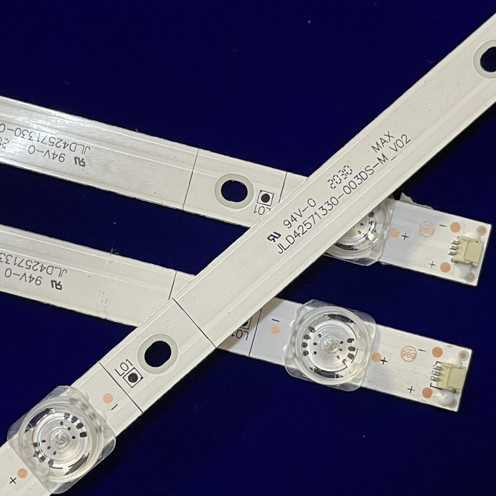 LED Backlight Strip 7 Lamp For Toshiba, Vu, Hisense 43 Inch TV (3 Pcs Set)