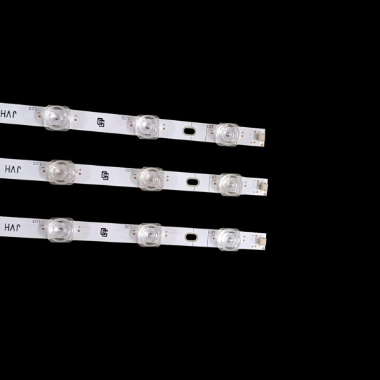 LED Backlight Strip for VU 43PM 43 Inch TV 14 LED (3 PCS Set)