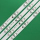 LED Backlight Strip for VU 43 Inch TV JL.D430B1235-324AS-M-V01 11 LED 4K Lens (4 PCS Set)