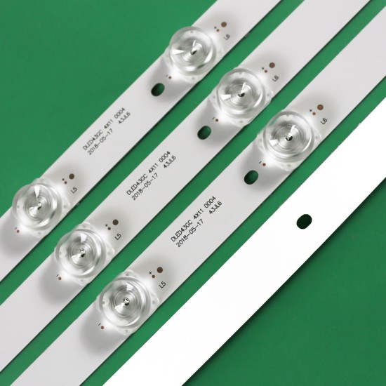LED Backlight Strip for VU 43 Inch TV JL.D430B1235-324AS-M-V01 11 LED 4K Lens (4 PCS Set)