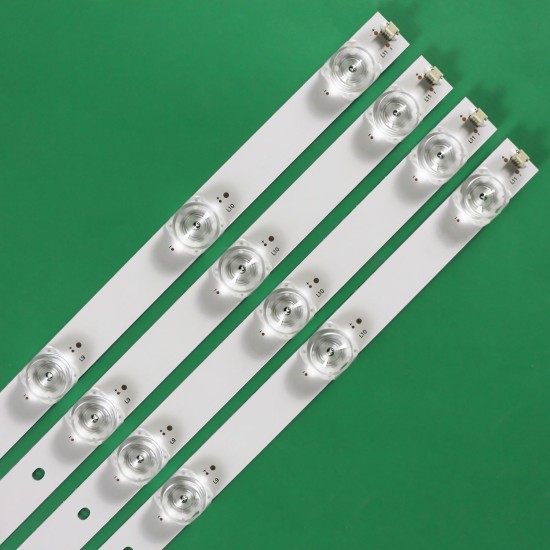LED Backlight Strip for VU 43 Inch TV JL.D430B1235-324AS-M-V01 11 LED 4K Lens (4 PCS Set)