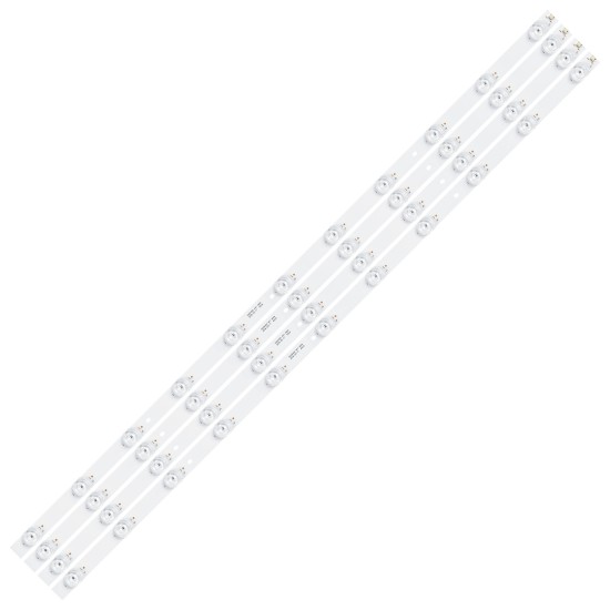 LED Backlight Strip for VU 43 Inch TV JL.D430B1235-324AS-M-V01 11 LED 4K Lens (4 PCS Set)