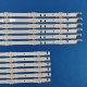 Samsung 55 Inch LED TV Backlight Strips – 3V, 7+5 LEDs (12 LED), 6 Pair Set – Compatible with UA55H6400AR (D4GE-550DCA-R3, D4GE-550DCB-R3)