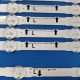 Samsung 55 Inch LED TV Backlight Strips – 3V, 7+5 LEDs (12 LED), 6 Pair Set – Compatible with UA55H6400AR (D4GE-550DCA-R3, D4GE-550DCB-R3)