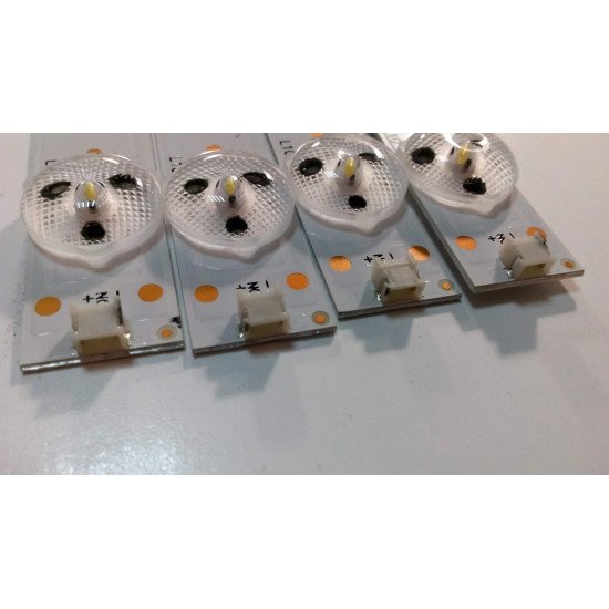 LED Backlight Strips for Lloyd 49 Inch TV L49FYK, L49FN2S 10 LED 3V 2 Cut JL.D490A1330-003BS-M (4 PCS SET) LED Backlight Strips for Lloyd 49 Inch TV L49FYK, L49FN2S 10 LED 3V 2 Cut JL.D490A1330-003BS-M (4 PCS SET)