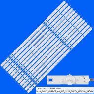 LED Backlight Strips for Sony 48 Inch TV 6 LED 3V SAMSUNG_2014_SONY_DIRECT_48_A/B_3228_6LEDs_REV1.0_140404 (12 PCS SET)