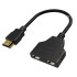 HDMI Cable Splitter 1 in 2 Out - HDMI Male to Dual HDMI Female Adapter