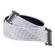51 Pin FFC FPC LVDS Cable - 0.5mm Pitch, 450mm Flexible Flat Ribbon Cable for LCD Screen (same side contact pins)