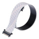 51 Pin FFC FPC LVDS Cable - 0.5mm Pitch, 450mm Flexible Flat Ribbon Cable for LCD Screen (same side contact pins)