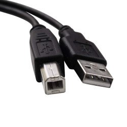 USB Printer Cable USB 2.0 A-B, Cable for Arduino and Printers (5 meters) - EasySpares.in