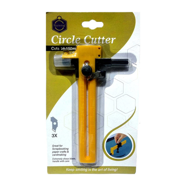 Paperfuel • Circle Cutter ⌀6 incl. 3 Spare Blades Black