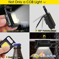 COB Rechargeable  Keychain Light 