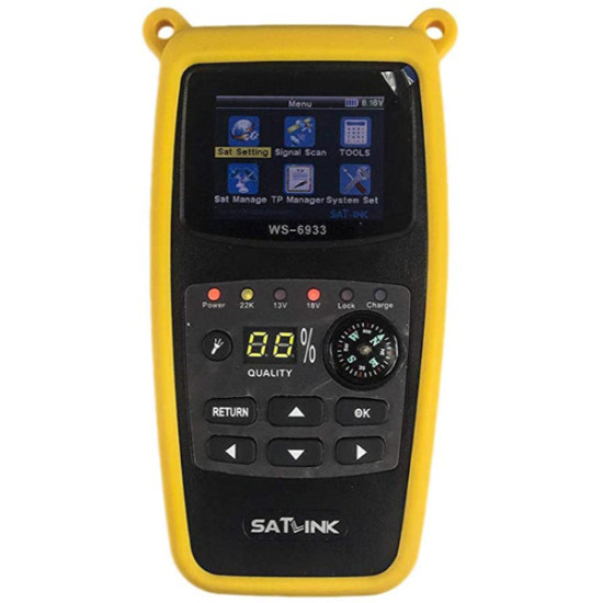 Digital Satellite Finder Meter, Satlink Ws-6933 Dvb-S2 Fta Band