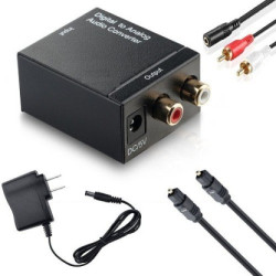 Digital to Analog Audio Converter, Coaxial to Analog audio Converter