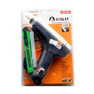 Glue Gun 60 Watt Kit Amkay + 10 Pcs Glue Stick, Hot Melt, Decorations & Furniture Quick Repairs, Glue Gun (11 mm)