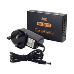 HDMI Splitter 4Ch Uhd 1080P 1 In 4 Out