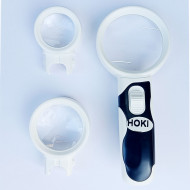 Hoki 3 in 1 Hand Hold Magnifying Glass