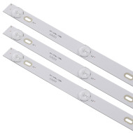 LED Backlight Strip 6 LED 3V. 17.5 Inch Inch Long For 24 Inch TV (Generic)