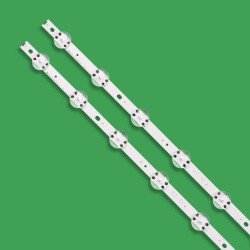 LED Backlight Strip for LG 43 Inch TV (43LJ617T-TB) - 10 LEDs, 3V (2-Piece Set)