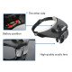 Headband LED Head Light Magnifying Glass Loupe 4x Lens 1.2X,1.8X,2.5X,3.5X Magnifier  (Black)