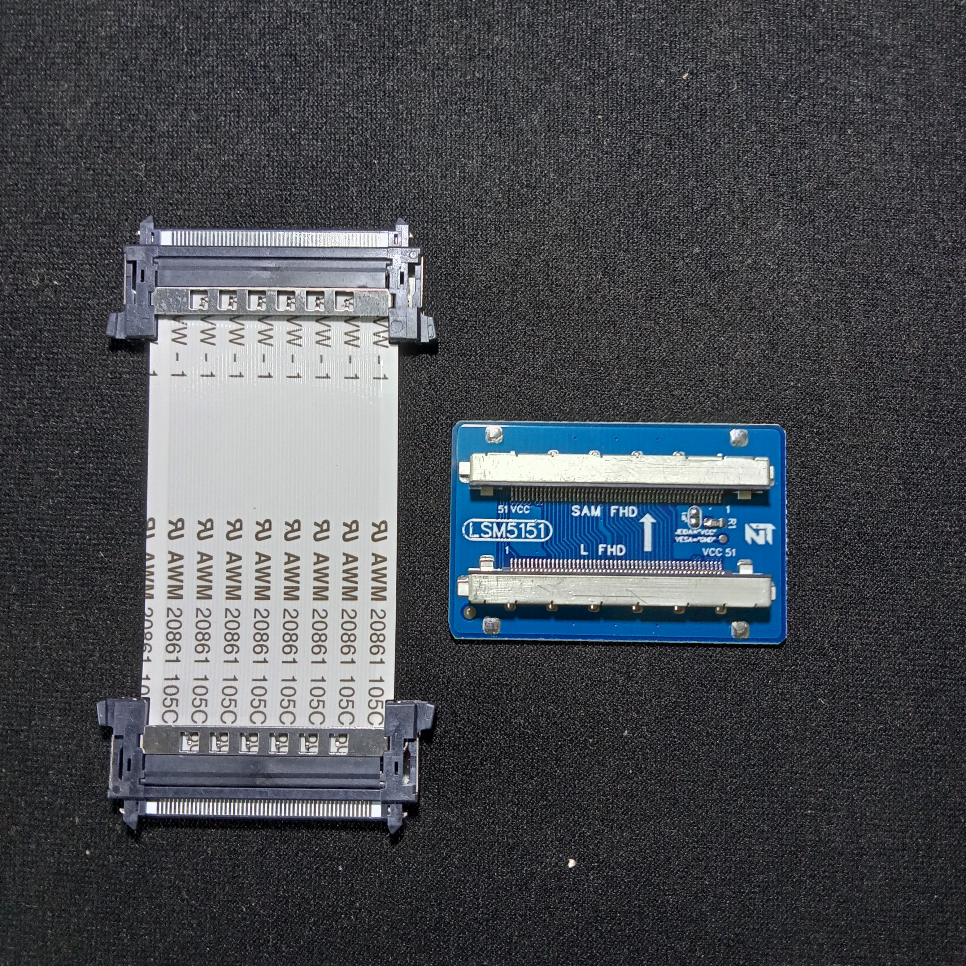 SL5151 LVDS Interface Board, SAMSUNG To LG LVDS Converter