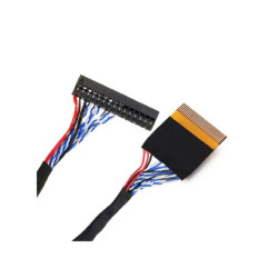 LVDS Cable 30-Pin, 1-Ch 8-Bit, For SAMSUNG Type Panel (Left Supply-FFC-Connector)