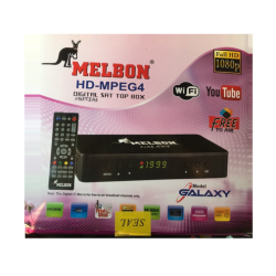 MELBON Galaxy-4 HD-MPEG4 Digital Set Top Box | D2H Free to Air get Life time Free Channels No Monthly Charges