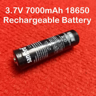 SANFORD 3.7V 7000mAh 18650 NiCd Rechargeable Battery