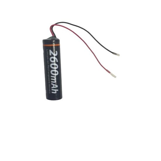 VIPOW 3.7V 2600mAh 18650 FLAT NICKEL CADMIUM RECHARGEABLE WITH WIRE BATTERY