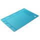 Blue Silicone Repair Mat Platform Desk Pad for Mobile Phones – 32x23 cm Blue Silicone Repair Mat Platform Desk Pad for Mobile Phones – 32x23 cm