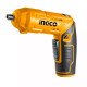 4V 240 RPM Electric INGCO Cordless Screwdriver 4 N.m with 18 PCS Bits and Holder 4V 240 RPM Electric INGCO Cordless Screwdriver 4 N.m with 18 PCS Bits and Holder