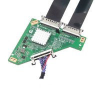 Single LVDS To Double LVDS Converter Board For LCD LED Screen 120Hz To 60Hz Qk-6M30A