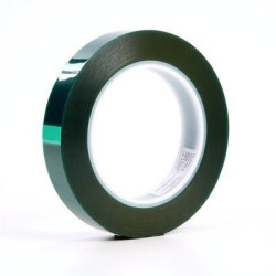 Green Polyester Masking Tape 25mm, 55 Meter