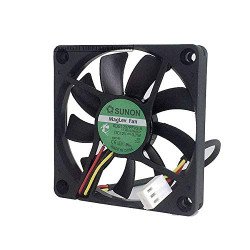 SUNON MAGLEV DC FAN KDE1207PFV3-A 3PIN Quiet Fan 7010 Magnetic Levitation Cooling Fan (70x70x10mm)